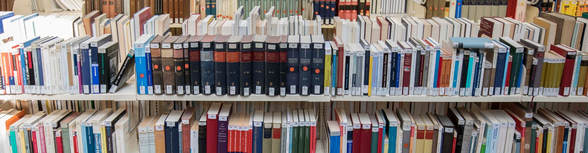 Bookshelves in the Viadrina Library